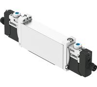 Festo 5/3 Aire Exhausto Válvula Solenoide Brida 460 - 600l/min - 574249