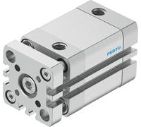 Festo Cilindro Compacto 32mm Diámetro 25mm Carrera ISO 21287 Doble Efecto - 554242