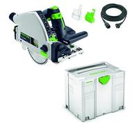 Festool 561551 TS 55 R Sierra de inmersión con Elektonik, Azul / Blanco