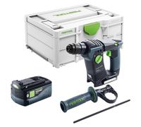 Festool BHC 18-Basic Martillo perforador sin cable 18 V 1,8 J SDS Plus Brushless + 1x batería 5,0 Ah + Systainer - sin cargador