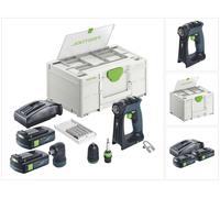 Festool CXS 18-3,0-Set taladro atornillador a batería 18 V 40 Nm sin escobillas + 1x batería 3,0 Ah + cargador + systainer ( 576884 )