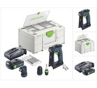 Festool CXS 18-Basic-Set taladro atornillador a batería 18 V 40 Nm sin escobillas + 1x batería recargable 3,0 Ah + cargador + systainer