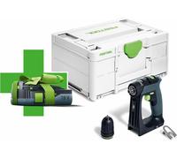 Festool CXS 18 taladro atornillador a batería 18 V 40 Nm sin escobillas + 1x batería recargable 3,0 Ah + systainer - sin cargador