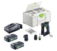 Festool CXS Basic taladro atornillador a batería 18 V 40 Nm sin escobillas + 1x batería recargable 4,0 Ah + cargador rápido + systainer