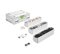 Festool DOMINO Surtido SV-SYS D14 - Conectores para Juntas y Empalmes | Sistema completo de uniones desmontables para DOMINO XL DF 700 - desde 30 mm de espesor de material