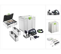 Festool DOMINO XL DF 700 EQ-Plus, fresadora para tacos de 720 W + Festool SV-SYS D14, surtido de conectores Domino + Systainer