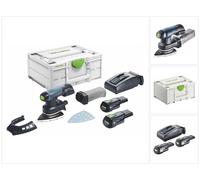 Festool Lijadora Híbrida Delta Dtsc 400 3,0 I-plus - 2 Baterías 3.0 Ah 18v - Systainer Sys3 M 187 - 577508