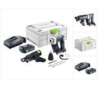 Festool DURADRIVE DWC 18-2500 Basic atornillador sin cable para la construcción 18 V 18 Nm sin escobillas + 1x batería recargable 3,0 Ah + cargador + systainer