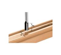 Fresa de ranurar Festool HW S8 D30/20 30 x 20 x 60 x 8 mm ( 490976 ) para fresadora OF 900, OF 1000, OF 1010, OF 1010 R, OF 1400, OF 2000, OF 2200