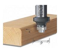 Festool HW R4-OFK 500 fresa redondeadora 27,0 x 4,0 mm ( 490094 ) para fresadora de cantos OFK 500