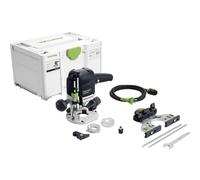 Festool Fresadora de Mano OF 1010 REBQ-Plus Compacta | Fresadora manual profesional con luz LED, ajuste de profundidad 0,1 mm y sistema electrónico MMC