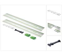 Festool FS 1400/2-KP carril guía 2 piezas 1400 mm para sierras de mano, de inmersión y de calar / fresadora + deflector FS/2-AW + pieza de unión FSV/2
