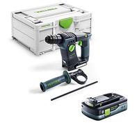Festool HC-ASI 577057 - Taladro percutor inalámbrico BHC 18-Basic + batería de batería BP 18 Li 4,0 HPC-ASI