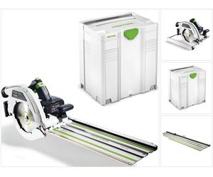 Festool HK 85 EB-Plus-FSK 420 Sierra circular manual Sierra ingletadora 1900 W 230 mm en Systainer ( 574665 ) + Hoja de sierra HW + Guía de corte
