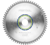 Festool Hoja de sierra especial 216x2,3x30 TF64 | Hoja de sierra para perfiles de aluminio, metales no ferrosos, vidrio acrílico, plástico duro, 64 dientes, orificio de 30 mm