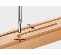 Festool HW S8 D7/17 Fresa 7 x 17 x 55 x 8 mm ( 490956 ) para fresadora OF 900, OF 1000, OF 1010, OF 1010 R, OF 1400, OF 2000, OF 2200