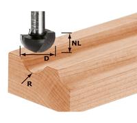 Festool HW S8 R6.35 Fresa 12.70 x 10 x 40 x 8 mm ( 490984 ) para fresadora OF 900, OF 1000, OF 1010, OF 1010 R, OF 1400, OF 2000, OF 2200