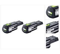 Festool Juego de baterías BP 18 Li 3,0 Ergo I 3,0Ah / 3000mAh 18V Li-Ion con indicador de carga (2x 577704)