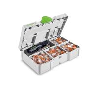 Festool Juego de Terminales Conectores Electricos SYS3 S 76 | 175 terminales de conexión surtidos en Systainer S 76 - Ideal para instalación eléctrica y montaje