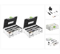 Festool KV-SYS D8 DOMINO surtido de conectores 2 uds. ( 2x 576797 ) para cortadora de espigas DF 500