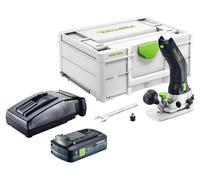 Festool MFKC 700 EB-Basic, fresadora de cantos con batería de 18 V, 8 mm, sin escobillas + 1 batería de 4,0 Ah + cargador + Systainer