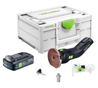 Festool OFKC 500 R3 EB-Basic: fresadora de cantos a batería de 18 V, 10 mm, sin escobillas + 1 batería de 4,0 Ah + Systainer - sin cargador