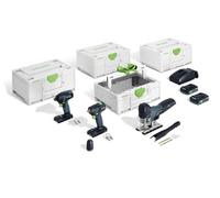 Festool Conjunto combinado de batería TID 18 + TXS 18 + PSC 420 montaje
