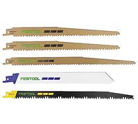 Festool RS-Sort/5 Kit de 5 Hojas para Sierra de Sable | Vástago S universal, bimetálico y HSS, 230 y 305 mm, categorías WOOD y METAL con inserto Systainer³