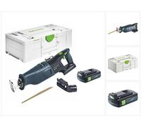 Festool RSC 18 EB-Basic Sierra de sable sin cable 18 V Brushless + 1x batería 3.0 Ah + Systainer - sin kit cargador