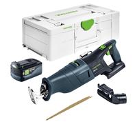 Festool RSC 18 EB-Basic Sierra de sable sin cable 18 V Brushless + 1x batería 5.0 Ah + Systainer - sin kit cargador