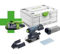 Festool RTSC 400-Basic-ERGO Lijadora orbital sin cable 18 V 80 x 130 mm ( 577028 ) sin escobillas + 1x batería 3.0 Ah + systainer - sin cargador