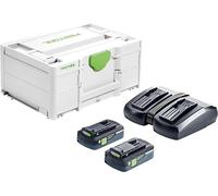 Festool Set de Energía 18 V - 2x BP 18 Li 4,0 HPC-ASI & TCL 6 DUO