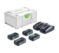 Festool Set De Energía SYS 18V 4x4,0/TCL 6 DUO - 577104