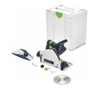 Festool Sierra de incisión a batería TSC 55 KEB-Basic | Sierra circular de mano precisa con KickbackStop, velocidad de ralentí hasta 5200 min y rango de ángulo de -1 a 47 grados