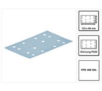 Festool STF 80x133 Listones de lija Granate P220 80 x 133 mm 400 unid. ( 4x 497123 ) para correderas RTS 400, RTSC 400, RS 400, RS 4, LS 130