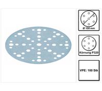 Festool STF D150 / 48 Granat P320 150 mm Discos abrasivos - 100 piezas (575170) para RO 150, ES 150, ETS 150, ETS EC 150, LEX 150, WTS 150, HSK-D 150