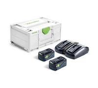 Festool Sys 18v 2x5.0/tcl 6 Duo Energy Set - 577707