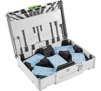 Festool SYS-STF 80X133 GR-Set Juego de lijas P60 - P220 100 pzs. ( 578194 ) para lijadora orbital 80 x 133 mm + Systainer