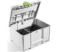 Festool SYS-STF D150 Maletín para herramientas Systainer 396 x 296 x 237 mm ( 576785 ) + inserto para discos de lijado