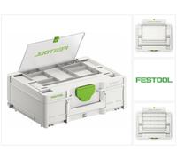 Festool SYS3 DF M 137 Maletín de herramientas Systainer acoplable con compartimento tapa 396 x 296 x 137mm 10,4l (577346)