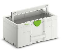 Festool Caja de herramientas Systainer³ SYS3 TB L 237 verde y blanco