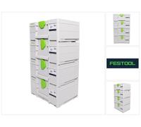 Festool Systainer Set 4x SYS3 M 187 ( 4x 204842 ) 15,9 litros 396x296x187mm Maletín de herramientas enlazable