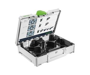 Festool Systainer³ SYS-STF-D77/D90/93V - Organizer para Abrasivos | Caja de almacenamiento modular para 3 formatos de disco abrasivo - compatible con sistema T-LOC