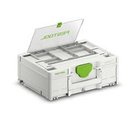Festool Systainer³ SYS3 DF M 137 - Organizador para Piezas Pequeñas | Compartimento de tapa transparente con divisores flexibles - compatible con estuches BKS SYS3