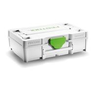 Festool Systainer³ SYS3 XXS 33 GRY - Caja Apilable, Gris | Dimensiones exteriores 66 x 105 x 31 mm - Dimensiones interiores 59 x 102 x 23 mm - Compatible con sistema SYS3