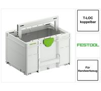 Festool Systainer ToolBox SYS3 TB M 237 ( 204866 ) Acoplable T-LOC para herramientas manuales