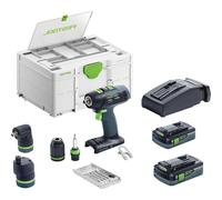 Festool T 18+3 HPC 4,0 I-Set Taladro Atornillador a Batería 18 V