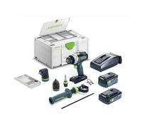 Festool Taladro atornillador de percusión a batería TPC 18/4 5,0/4,0 I-Set