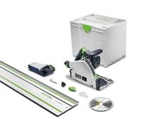 Festool TSC 55 KSEB-Basic-FS Sierra de Inmersion Inalambrica | Sierra circular de inmersión 18 V sin escobillas - profundidad de corte 55 mm - con carril guía FS 1400/2