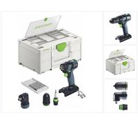 Festool TXS 18-Basic-Set Taladro atornillador a batería 18 V 40 Nm sin escobillas ( 577335 ) + Systainer - sin batería, sin cargador